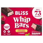 Bliss Dark Chocolate & Raspberry Whip Bars, Gluten Free, 5 Bars (12 x 110g) - image 2
