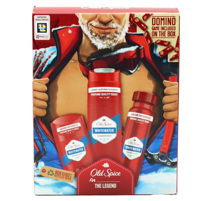 Old Spice Gift Set Legend Stick Deodorant, Body Spray & Shower gel