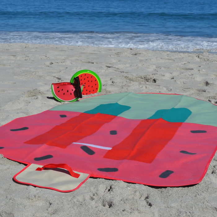 Gift Republic Ice Lolly Picnic Rug, 18x36 cm (Rectangular) - Lolly Shaped Blanket