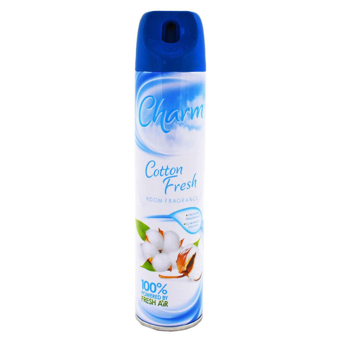 Charm Air Freshener Cotton Fresh Room Fragrance Aerosol Spray Can 240ml