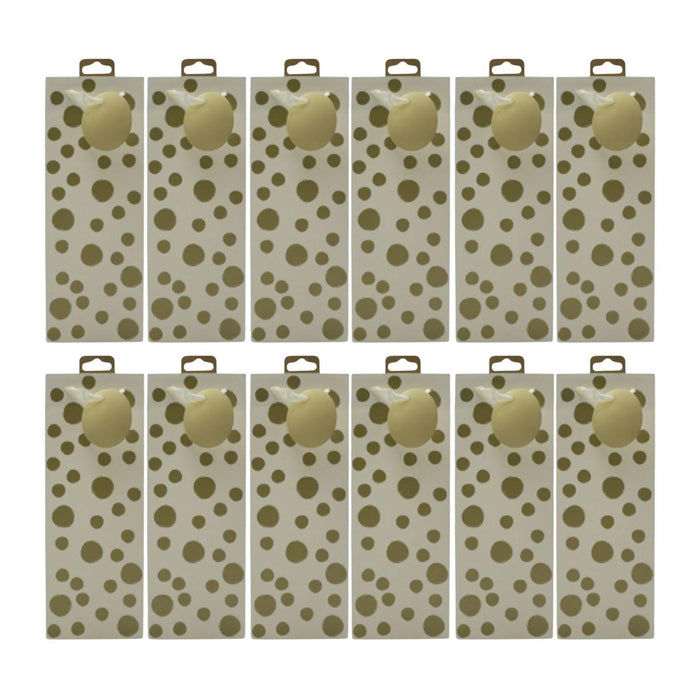 Tesco Gift Bag Bottle Gold Spots (Box of 12)