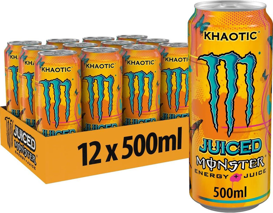 Monster Juiced Khaotic 500ml (Box of 12)