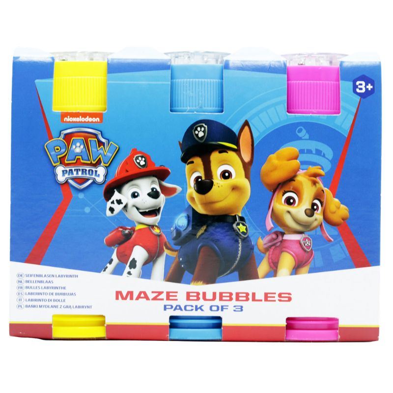 Paw Patrol Bubbles Maze Top, 3 Pack