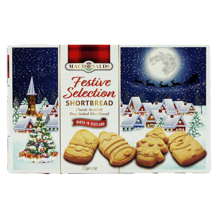Macdonalds Festive Selection Shortbread (24 x 175g)