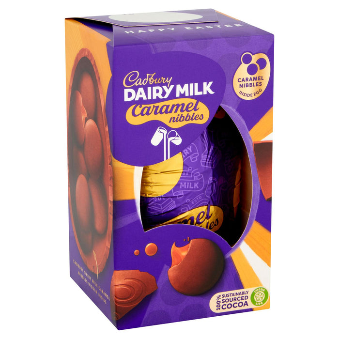 Cadbury Dairy Milk Caramel Nibbles Chocolate Easter Egg 96g