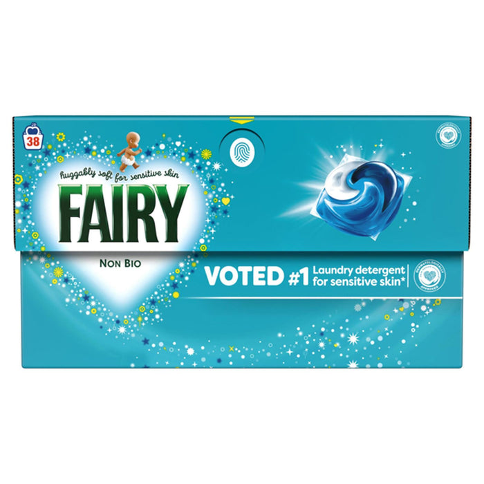 Fairy Non Bio Pods Washing Liquid Laundry Capsules, (38 Washes)