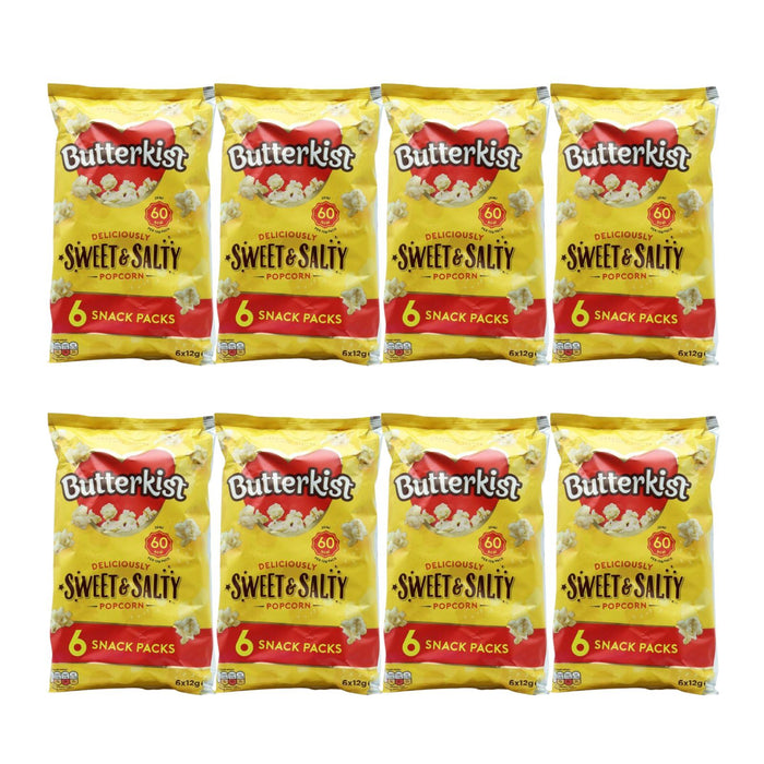 Butterkist Sweet & Salty Popcorn 6 Pack 12g (Box of 8)
