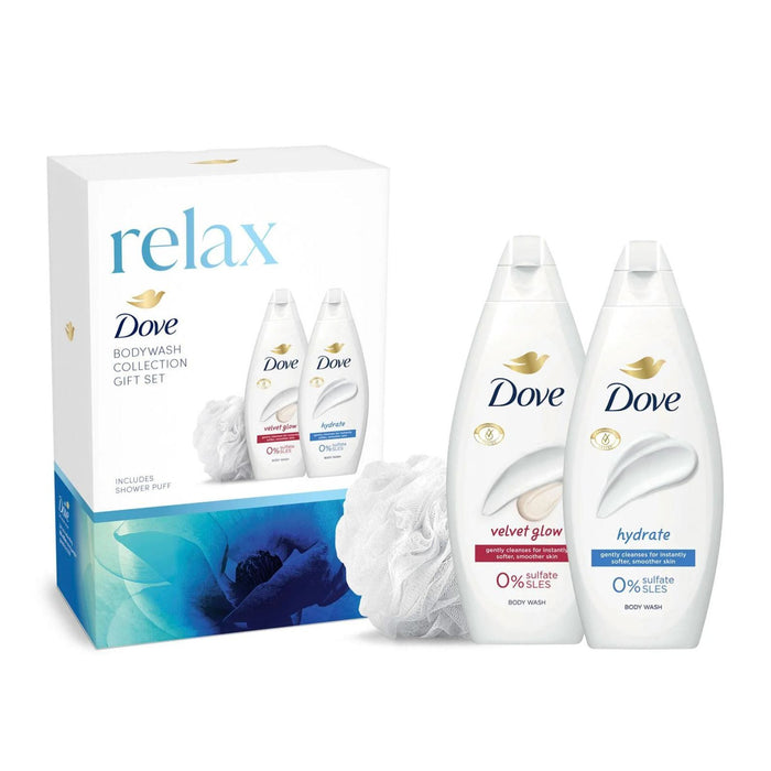 Dove Relax Body Wash Collection Gift Set 2 Pieces