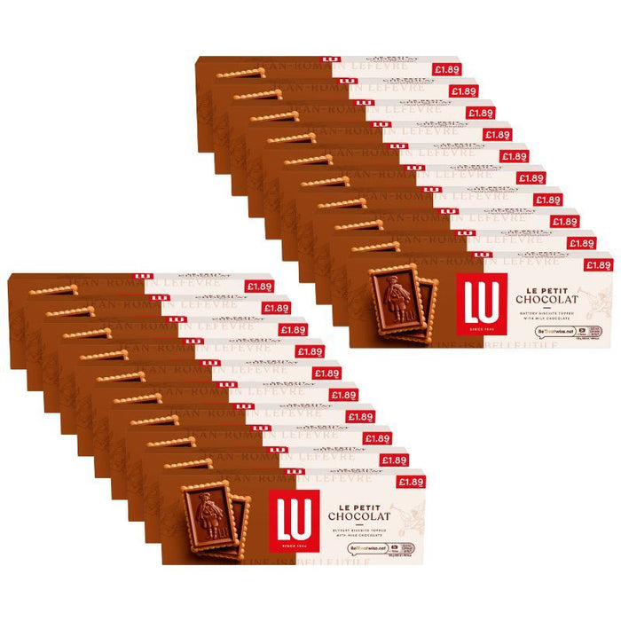 Le Petit Chocolat Milk Chocolate Coated Biscuits (20 x 100g)
