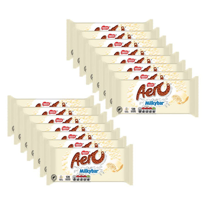 Aero Milkybar White Chocolate Block (15 x 90g)