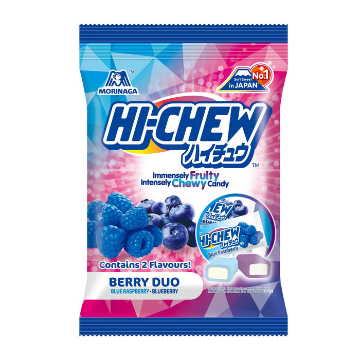 Hi-Chew Berry Mix Bag, Blue Raspberry & Blueberry (12 x 80g)