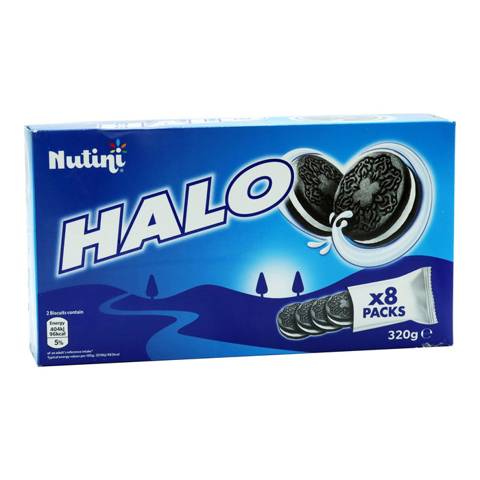 Nutini Halo Cream Biscuit Pack of 8 (Box of 18)