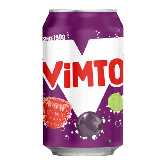 Vimto Fizzy Original Cans 8 Pack, (3 x 330ml) - Total of 24 Cans
