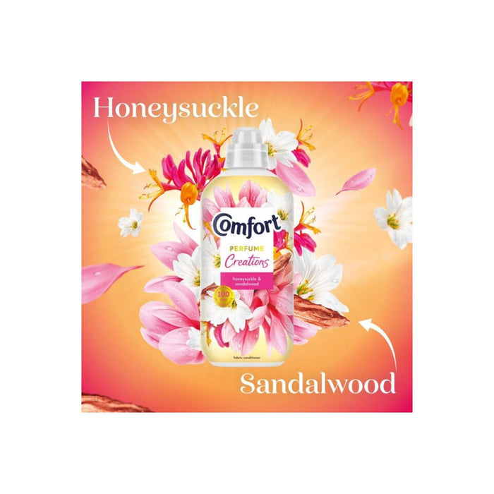 Comfort Creations Honeysuckle & Sandalwood Fabric Conditioner 26 washes