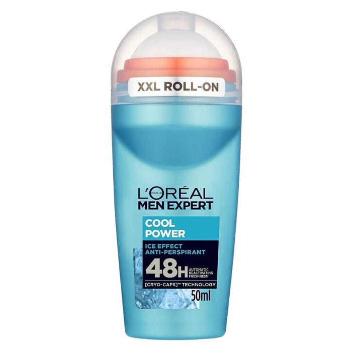 L'Oreal Men Expert Cool Power 48H Anti-Perspirant Roll-On Deodorant (50ml)