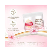 Imperial Leather Ultimate Moisture Cherry Blossom & Almond Oil Foaming Exfoliating Body Scrub, 225ml - image 2