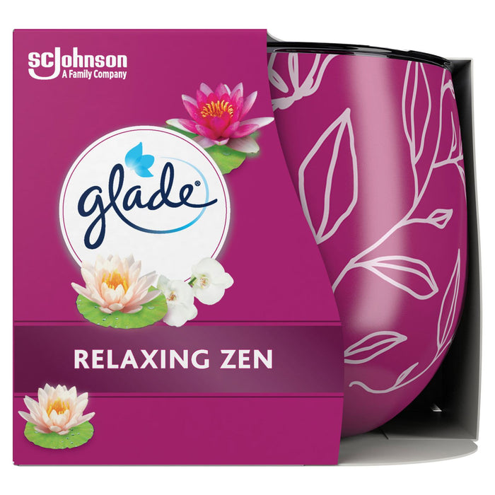 Glade Scented Candle Sleeved Relaxing Zen (108g)