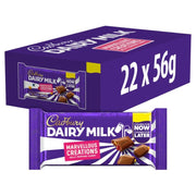 Cadbury Dairy Milk Marvellous Creations Jelly Popping Candy Chocolate (22 x 56g)