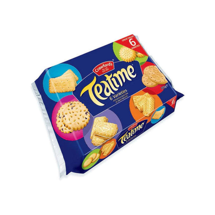 10x Crawford's Teatime Assorted Biscuits 275g