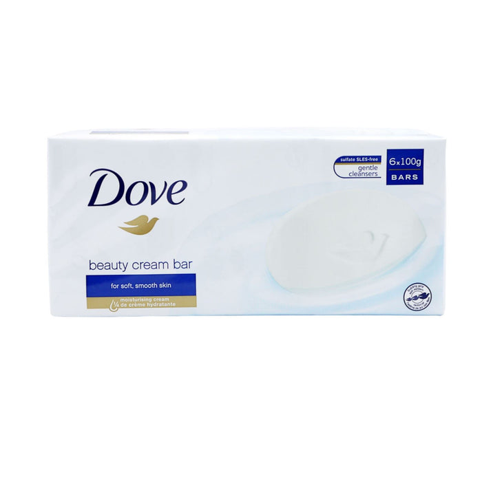 Dove Beauty Cream Bar Regular Soap Pack of 6