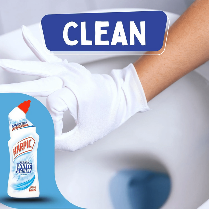 Harpic White And Shine Toilet Cleaner Original Bleach (750ml)