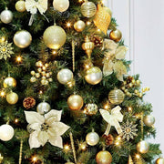 Portland Fir 8ft Decorated Christmas Tree - Empire Gold - image 4