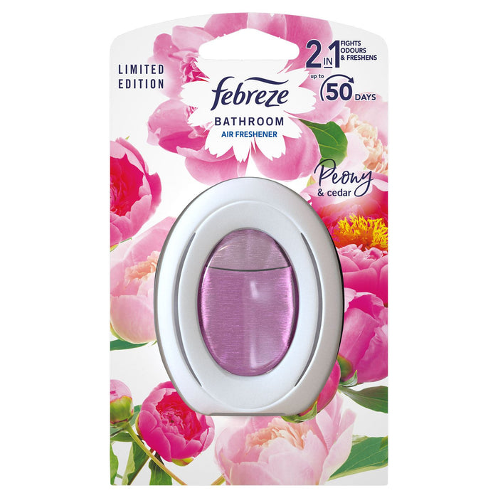 Febreze Bathroom Air Fresheners - Peony & Cedar Scent 7.5ml
