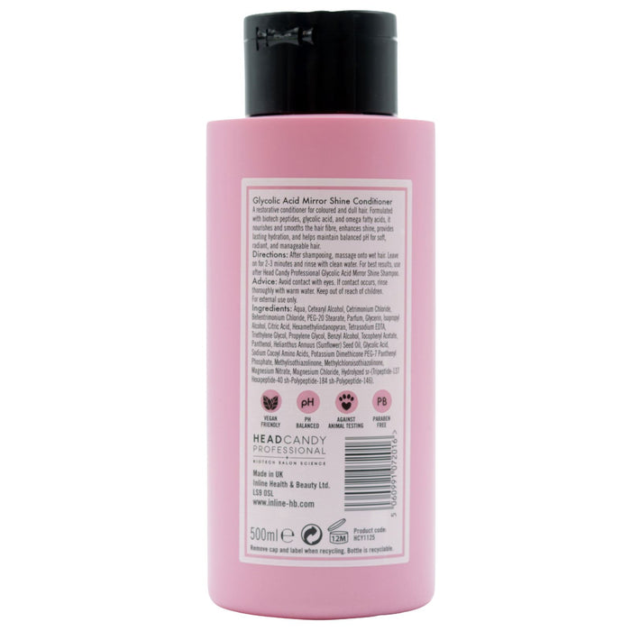 Head Candy Professional Glycolic Acid Mirror Shine Conditioner (500ml)