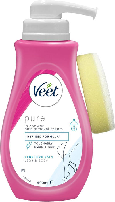 Veet Hair Remover Cream Pump Pure 400ml