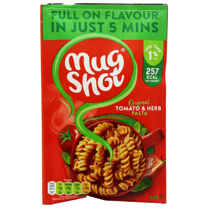 Mug Shot Original Tomato and Herb Pasta (10 x 64g)
