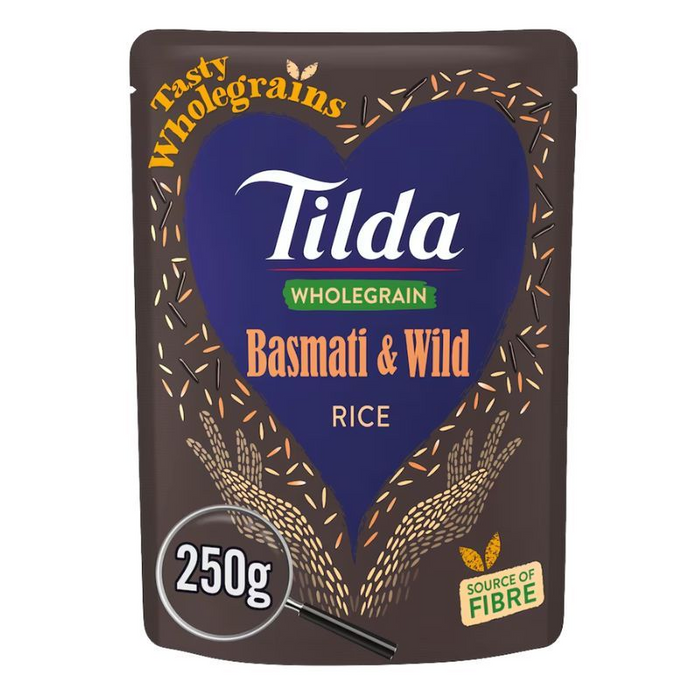 Tilda Wholegrain Basmati & Wild Rice (250g)
