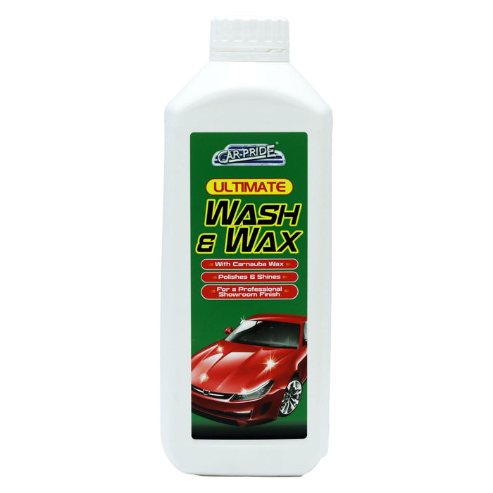 Car Pride Ultimate Wash & Wax With Carnauba Wax (1L)