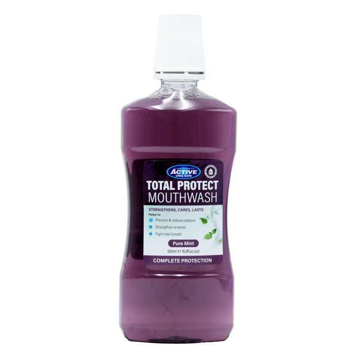 Beauty Formulas Active Total Protect Mouthwash Pure Mint (500ml)