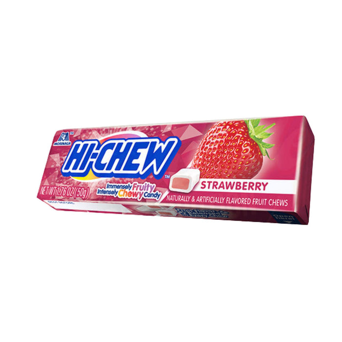 Hi-Chew Strawberry Sticks Chewy Gummy Candy (15 x 50g)