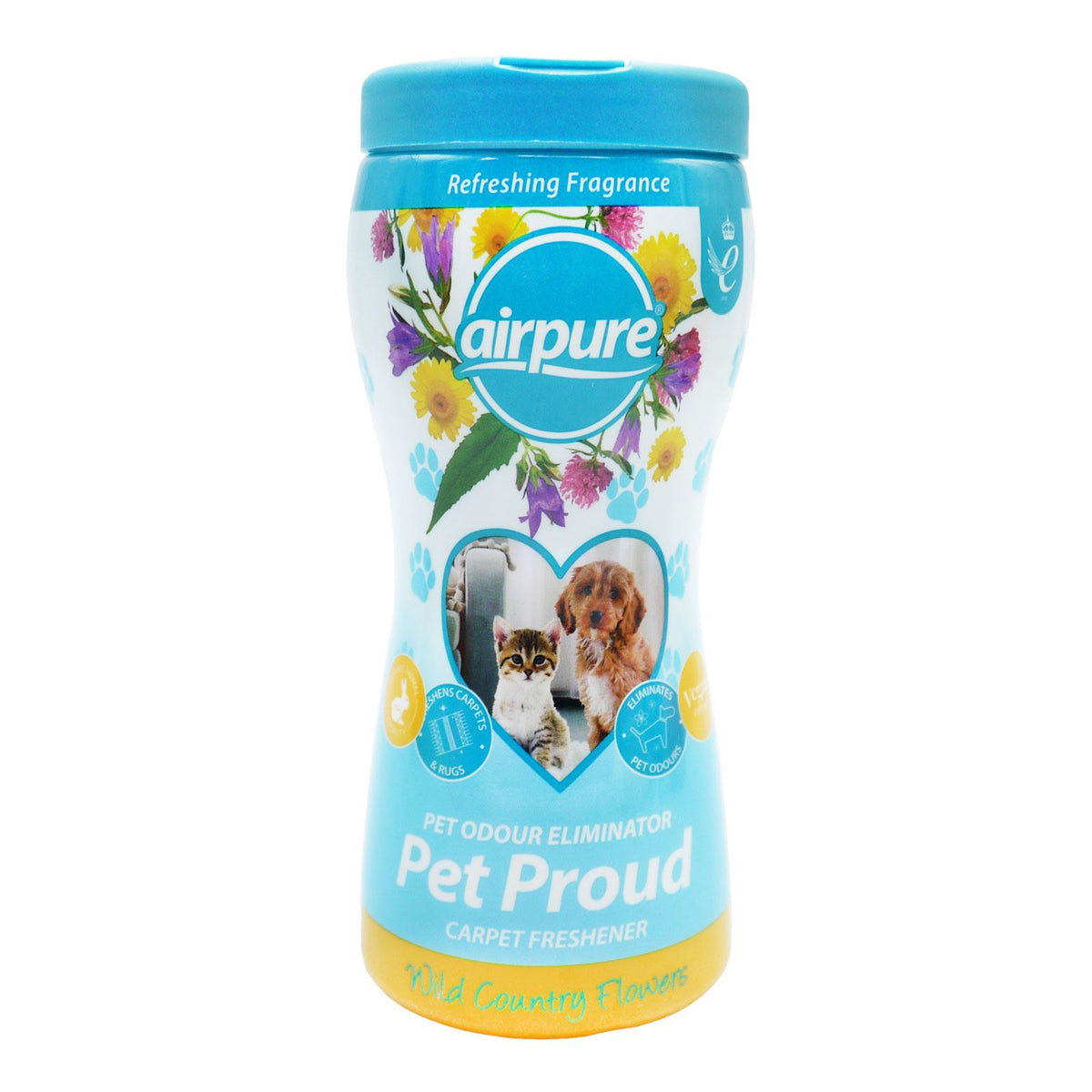 Airpure Pet Proud Carpet Freshener, Odour Eliminator, Flowers Fragranc