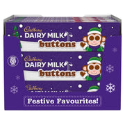 Cadbury Xmas Dairy Milk Buttons Chocolate Tubes Full Box 72g (Box of 15)
