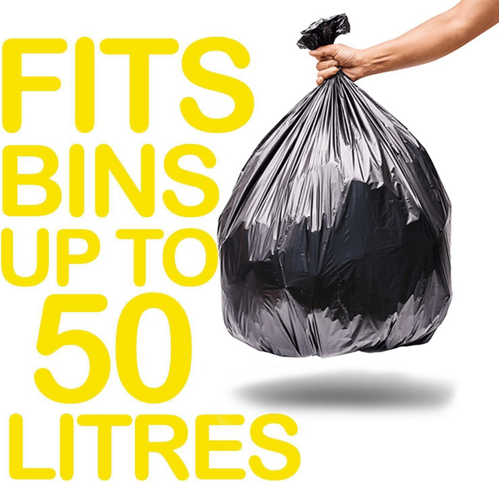 Tidyz Refuse Sacks Heavy Duty Rolls 50L - 20 Pack