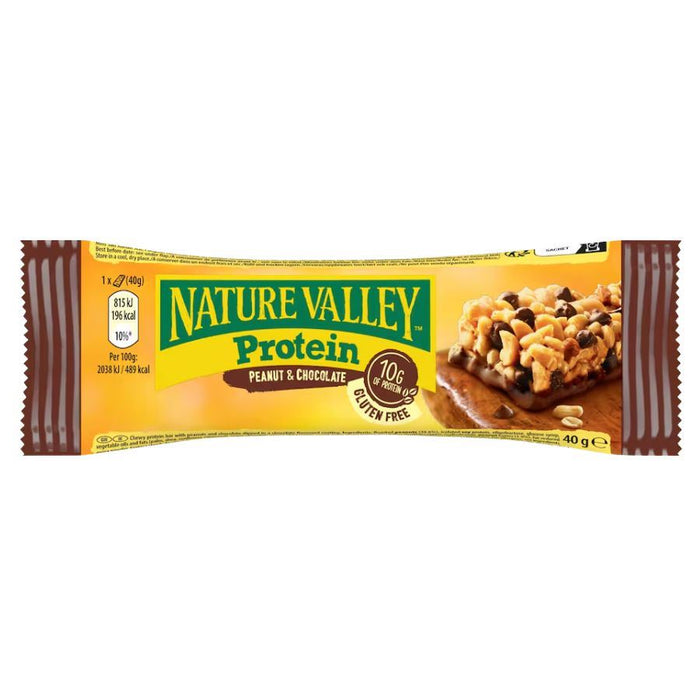 Nature Valley Protein Peanut & Chocolate Cereal Bars (12 x 40g)