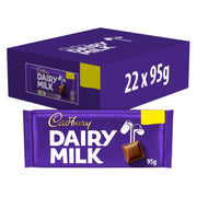 Cadbury Dairy Milk Chocolate Bar (22 x 95g)