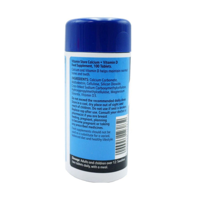 Vitamin Store Calcium Vitamin D 400mg Tablets 100's