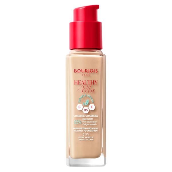 Bourjois Healthy Mix Clean Foundation, Ton 051, Light Vanilla 30ml