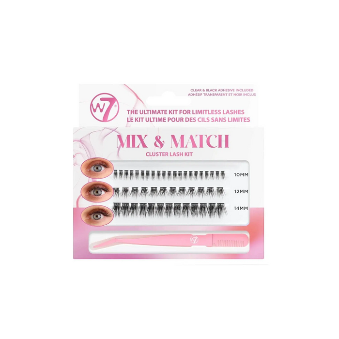 W7 Cosmetics Mix & Match Cluster Lash Kit (2x1ml)