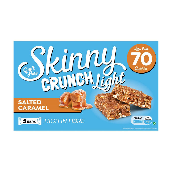 Skinny Crunch Light Salted Caramel 5 x 19 g (Box of 10)