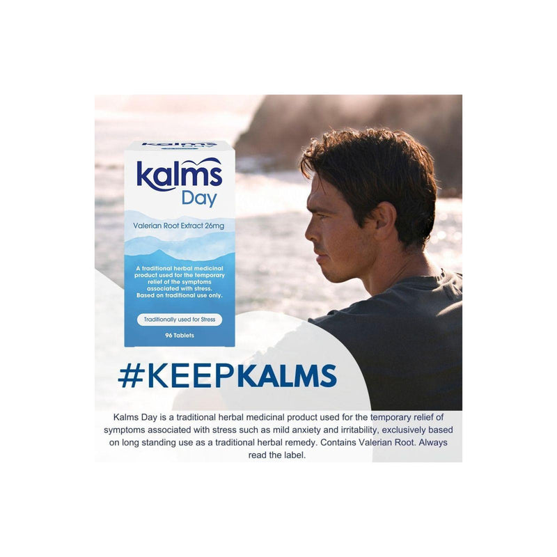 Kalms Day - Traditional Herbal Medicinal Temporary Relief of Symptoms associated with Stress, 96 Tablets - image 3