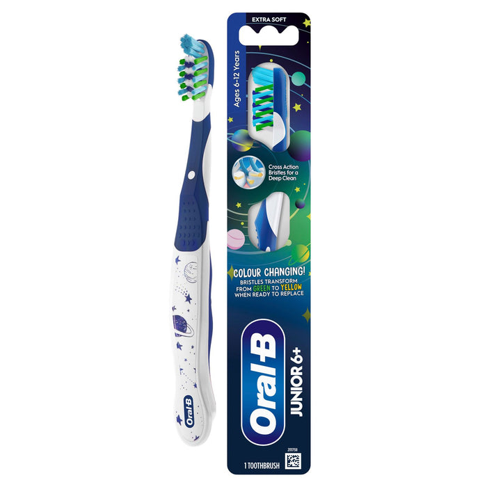 ORAL-B Junior Manual Toothbrush – Extra Soft Bristles – 6-12 Years