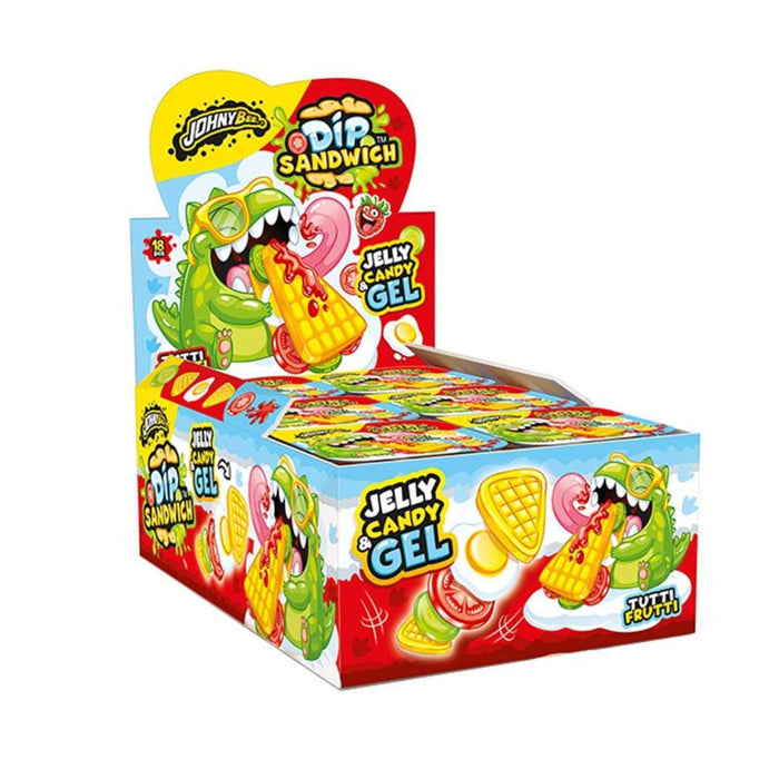 Johny Bee Dip Sandwich & Jelly Candy Gel 40g (Box of 18)
