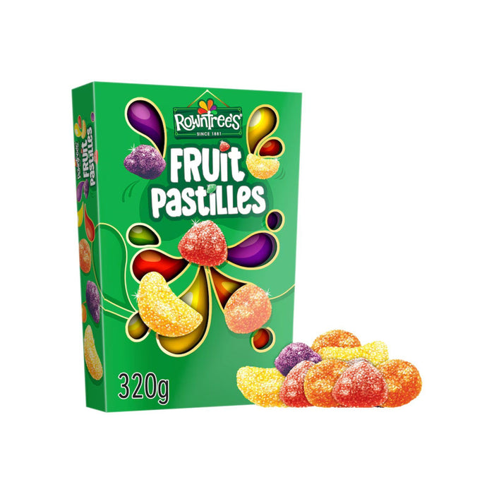 Rowntree's Fruit Pastilles Sweets 320g (Box of 8)
