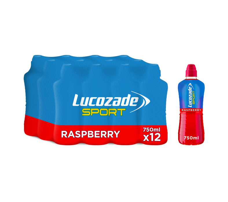 Lucozade Energy Drink Sport Raspberry 750 ml (Box 12)