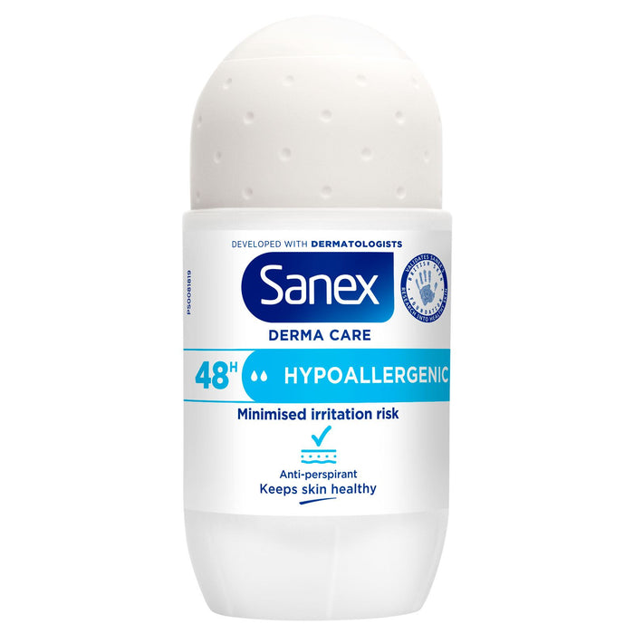 Sanex Derma Care Hypoallergenic Deodorant Roll On (50ml)