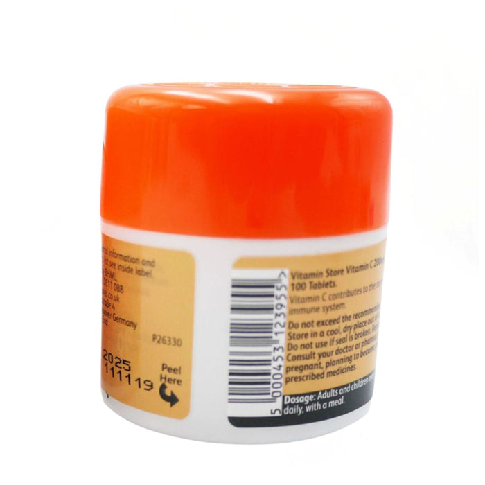 Vitamin Store Vitamin C 200mg Tablets 100's